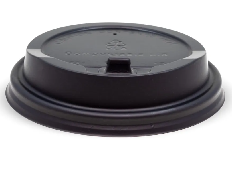 BioPak Lid Large Black PLA 90mm