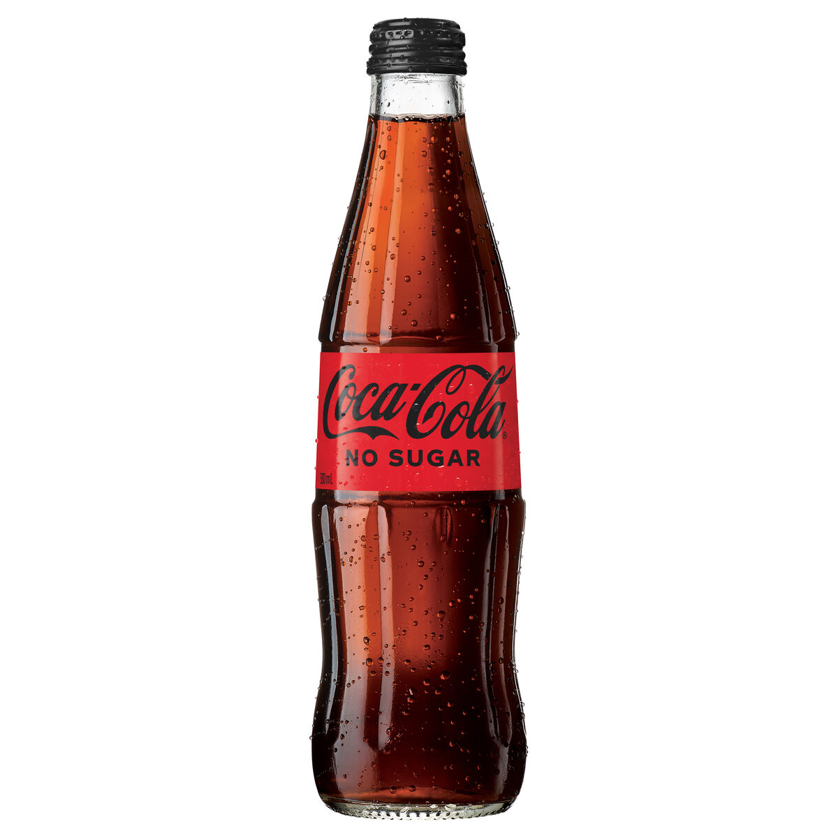 Drink, Coke Coca Cola No Sugar Glass 24x330ml