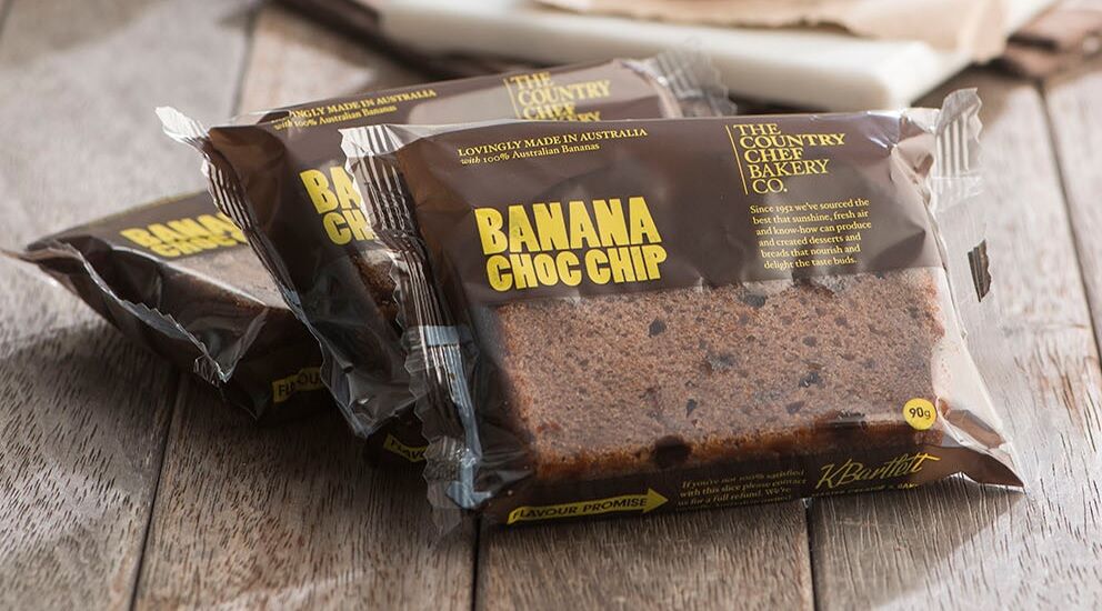 Bread Banana Choc Chip 20x90gm Country Chef