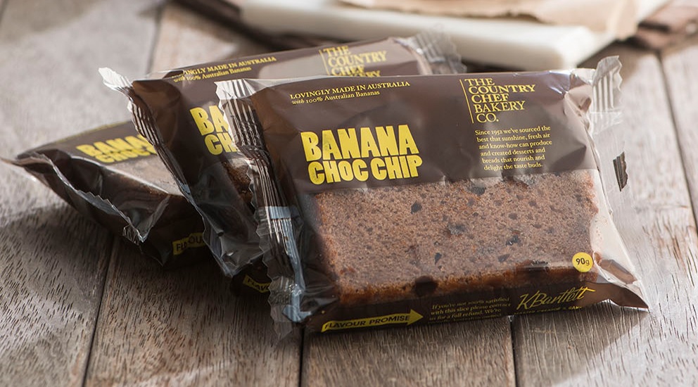 The Country Chef Bakery Co Banana Choc Chip Bread
