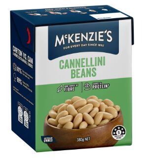 Beans**Cannellini Tetra 8x380gm McKenzies