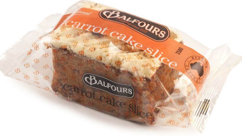 Slice, Wrapped Carrot Cake 12x140g, Balfours