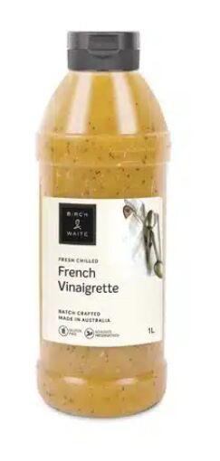 Dressing,French Vinaigrette 1L Birch & Waite (GF) (H) (VG)