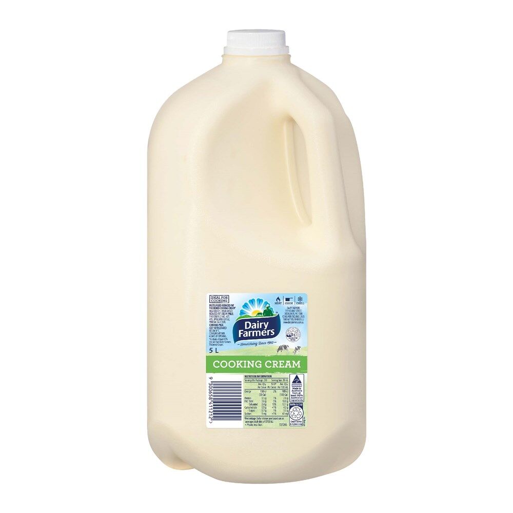 Cream, Cooking Dairy Farmers 5LT (H)