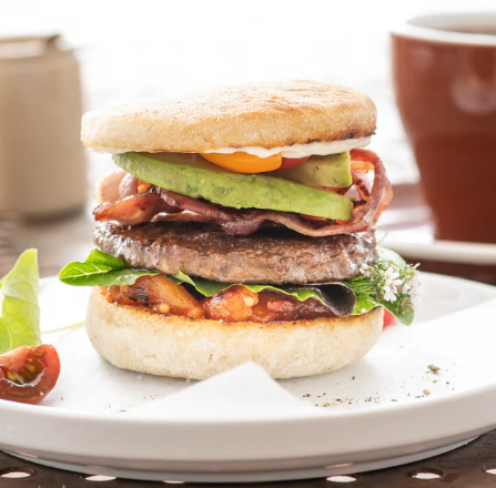 Angel Bay Beef Sausage Patty Part-Cooked