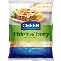 Cheer Shredded Cheese Thick & Tasty