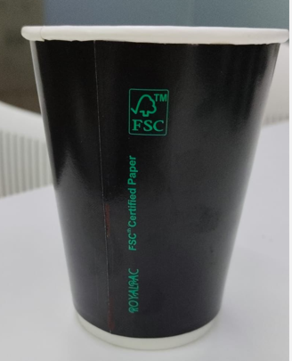 Royalpac Paper Cup Black Double-Wall