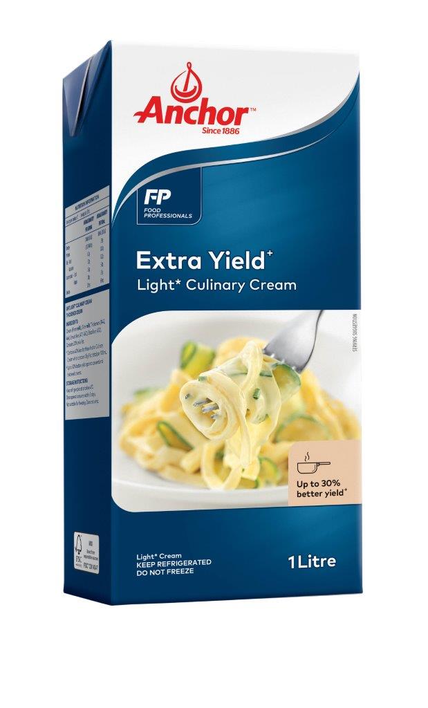 Cream, Culinary Extra Yield 1L Anchor (H) Screw Lid