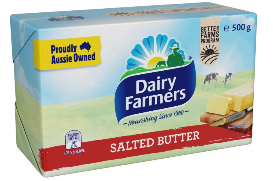 Butter, Salted 500gm Dairy Farmers (GF) (H)