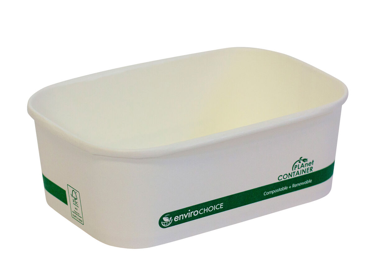 Container**Rectangular Paperboard Takeaway 750ml (300) Envirochoice