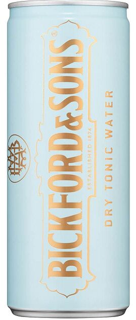 Drink**Dry Tonic Can 24x250ml Bickfords (VG) GF)