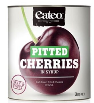 Cherries, Dark Sweet Pitted 3kg Eateo