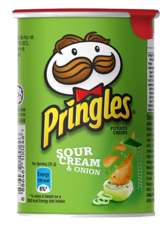 Pringles Potato Crisps Sour Cream & Onion