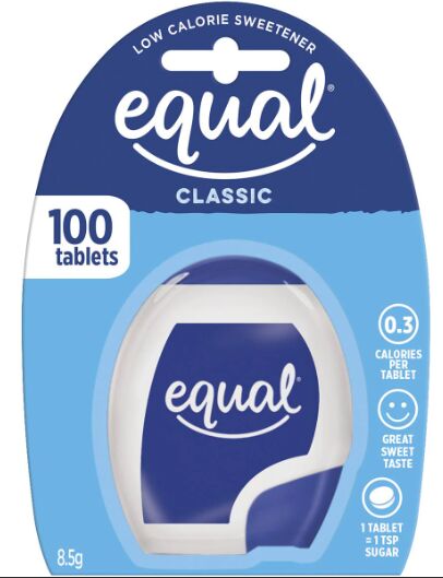 Sugar, Equal Tablets (8×100) (GF) (H)