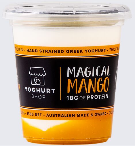 Yoghurt**Mango 6x190g The Yoghurt Shop (GF) (H)