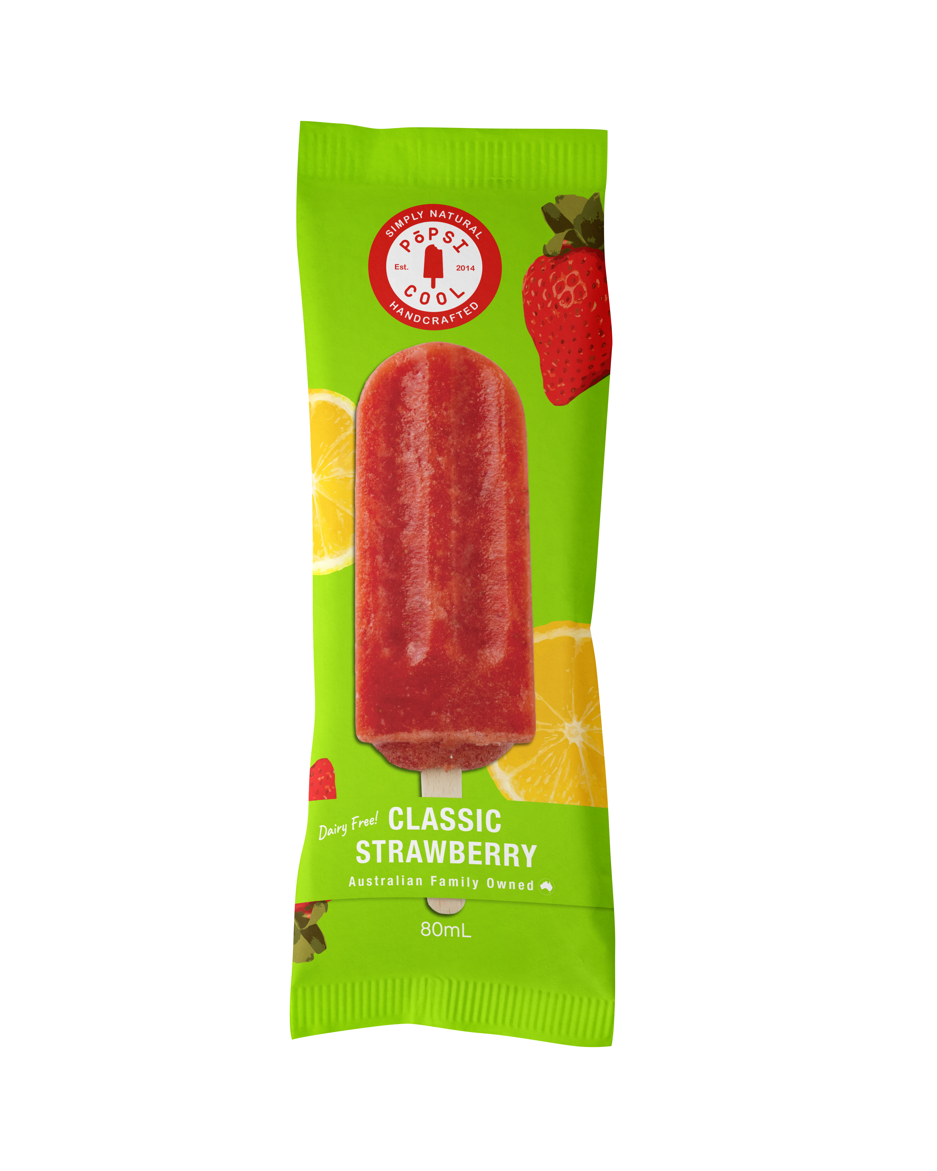 Popsicool Ice Block Classic Strawberry