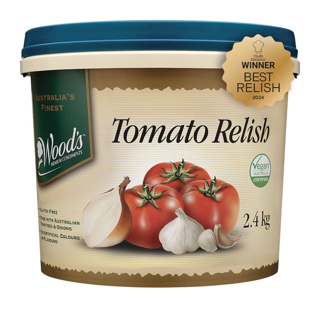 Relish, Tomato 2.4kg WOODS (VG) (GF) (H)