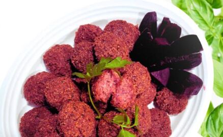Falafel, Beetroot Cooked 1kg Gofalafull (GF) (V)