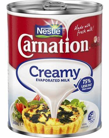 Milk, Full Cream Evaporated 340ml Carnation EACH