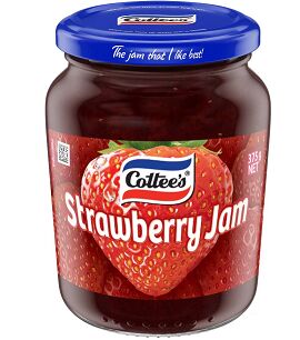 Jam, Strawberry 375gm Cottees