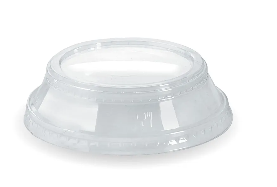 BioPak Cup Lid Raised No Hole