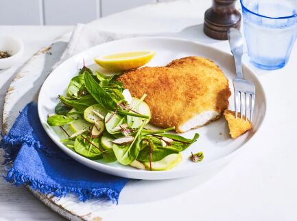 Chicken, Panko Breast Schnitzel 4×1.26kg Steggles (H)