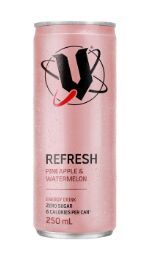 Drink, Pineapple & Watermelon 24x250ml V Energy Drinks