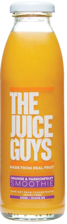 Juice, Orange Passionfruit Smoothie 12x350ml The Juice Guys (GF) (V)