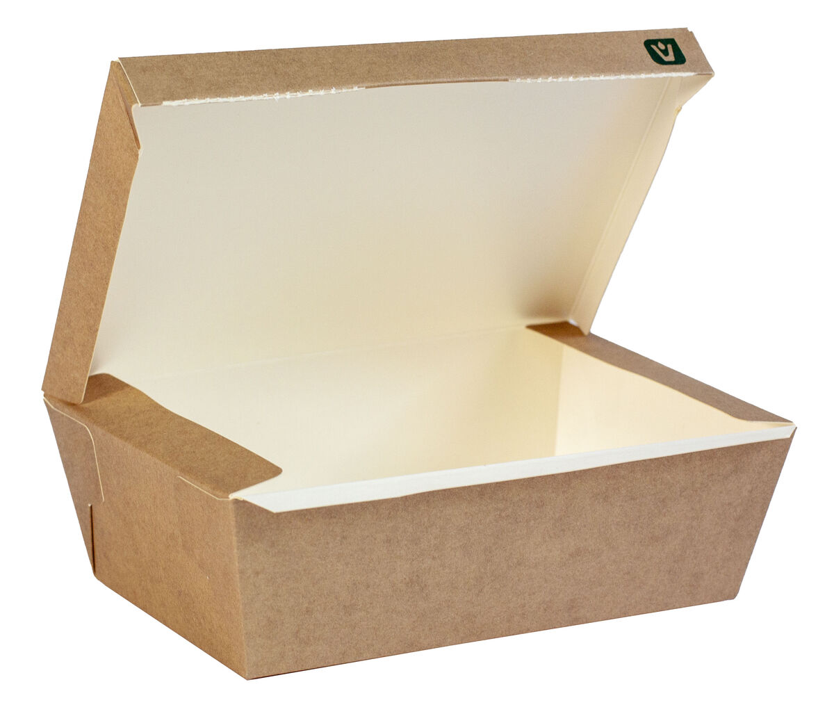 Container**Rectangular Aqueous Lined Brown 800ml (300) Envirochoice