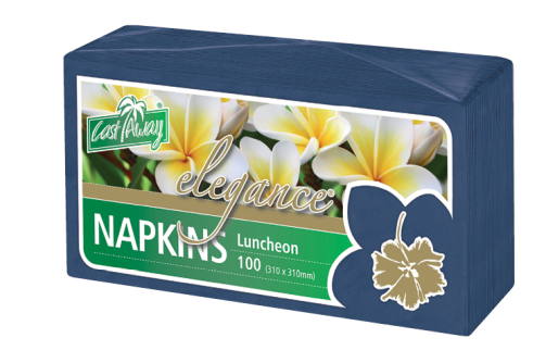 East Albany Luncheon Napkins Elegance Dark Blue