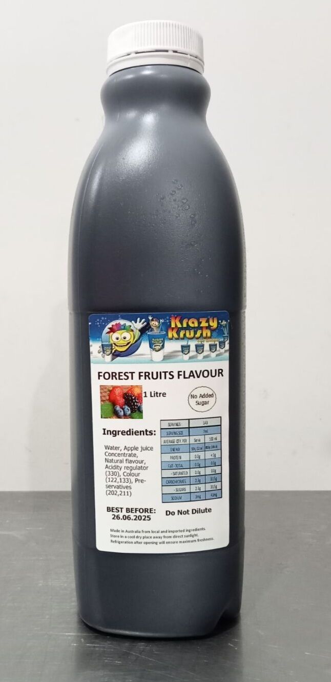 Granita, Forest Fruits Flavour 1L Krazy Krush