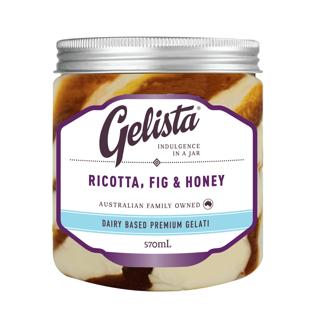 Gelato, Ricotta Fig and Honey 8x570ml Gelista