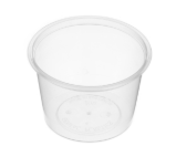 Genfac Plastics Round Sauce Container Hot Food Only