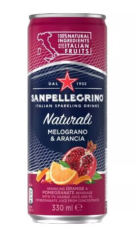 Drink**Pomegrante 24x330ml San Pellegrino Cans