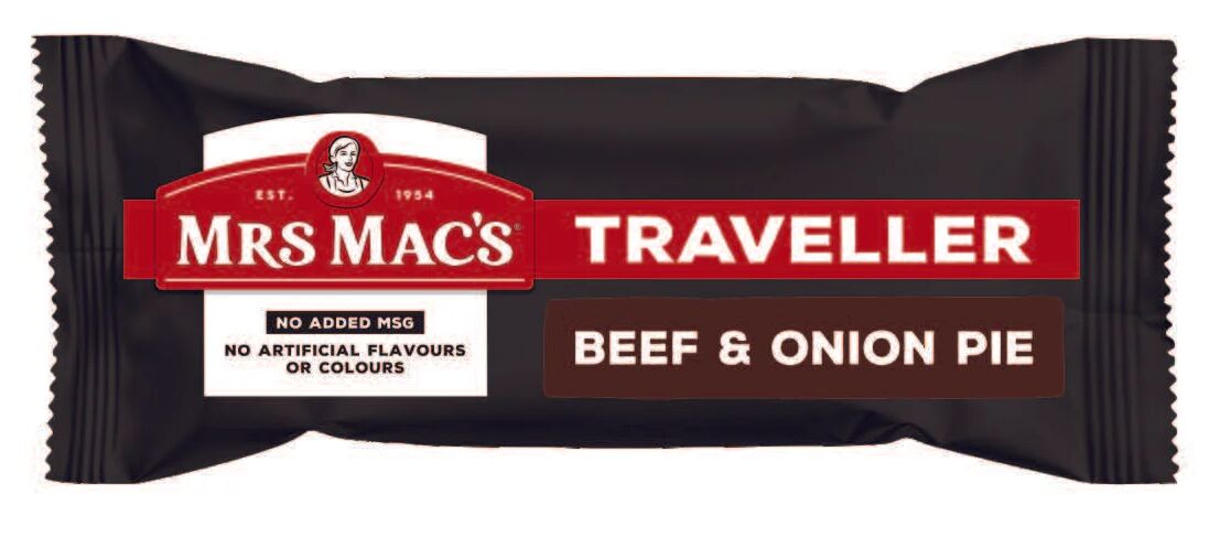 Pies, Beef Onion Traveller 24x160gm Mrs Macs (H)