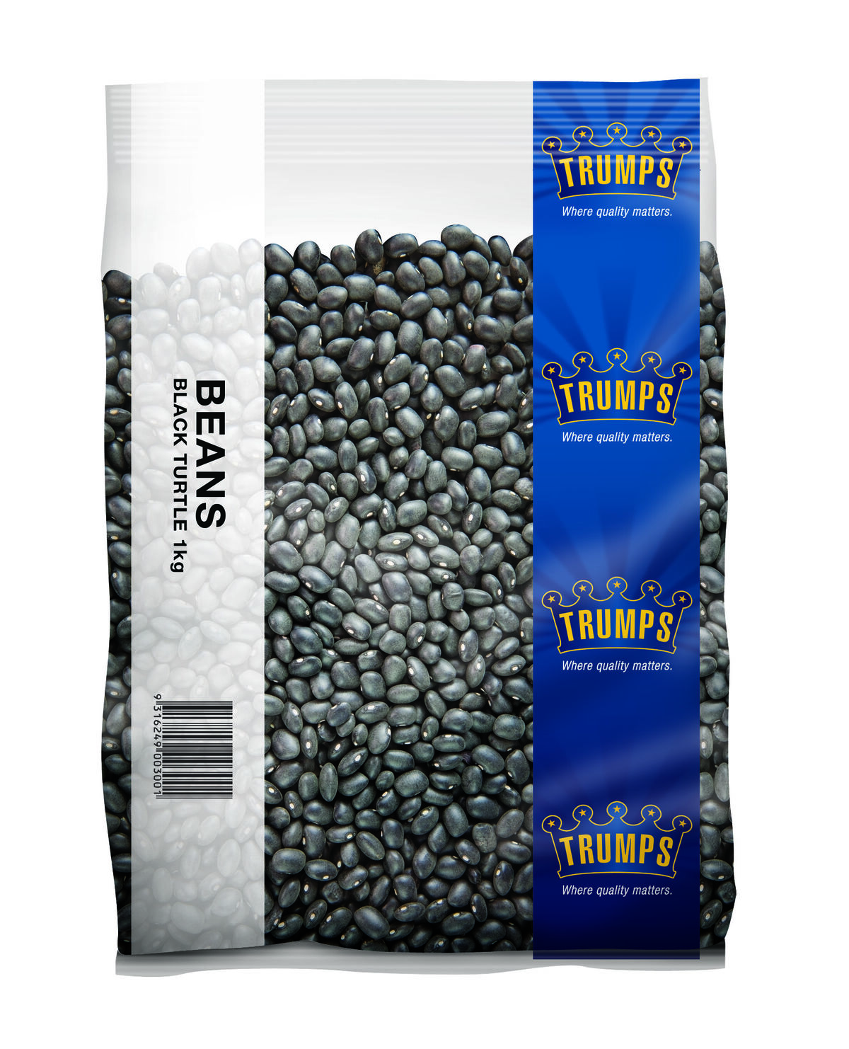 Beans, Turtle Black Trumps 1kg (H) (V)