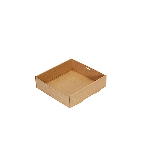 Catering**Tray Kraft NO 5 225x225x60mm (100) Envirochoice