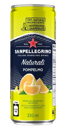 Drink**Pompelmo 24x330ml San Pellegrino Cans