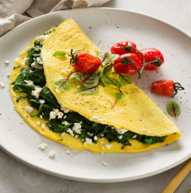 Omelette, Spinach and Fetta 36x120gm Sunny Queen