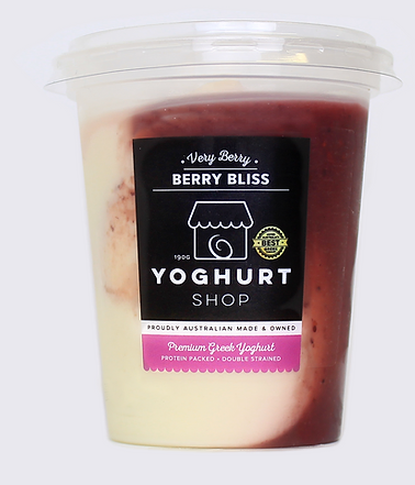 Yoghurt, Mixed Berry 6x190g The Yoghurt Shop (GF) (H)