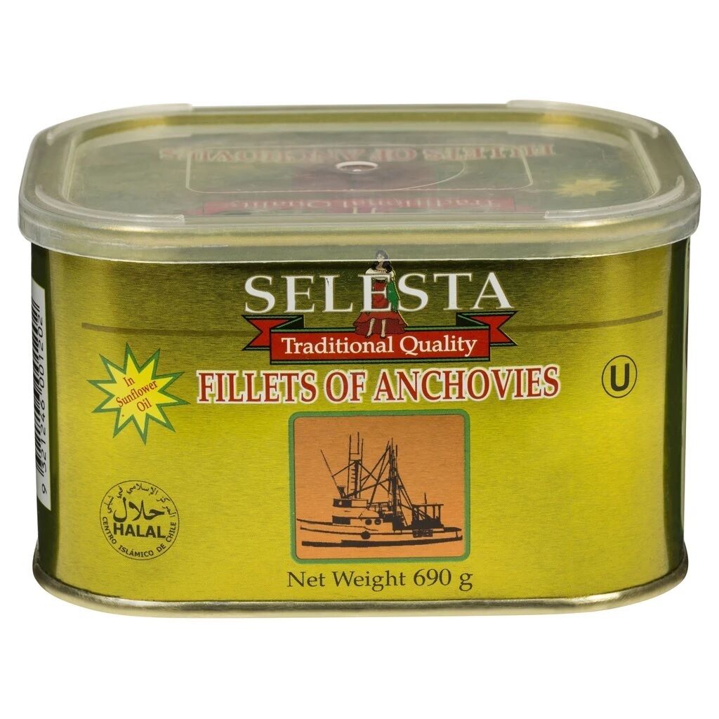 Anchovy, Fillet 690gm Easy Open Selesta