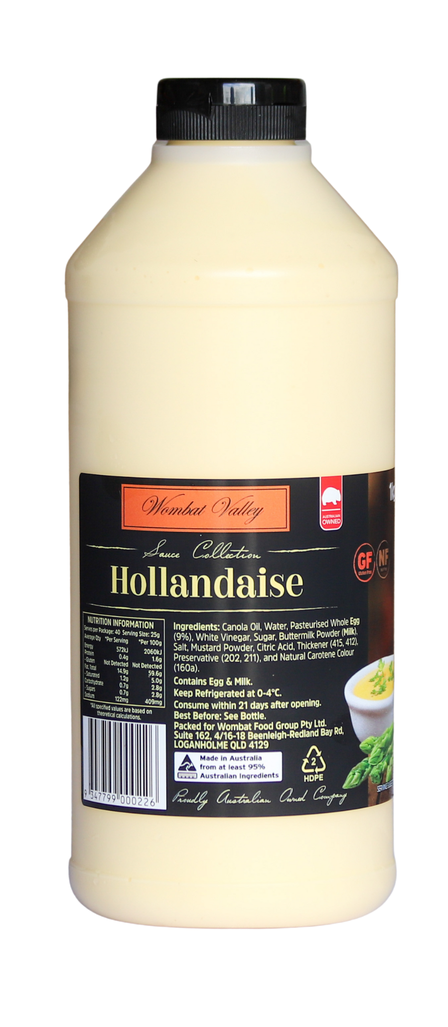 Wombat Valley Sauce Hollandaise