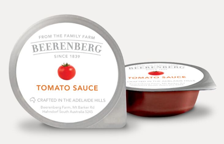 Sauce, Tomato Portion 120×11.5gm Beerenberg