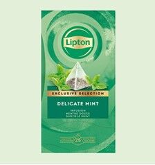 Tea, Delicate Mint (25×1.1gm) Exclusive Selection Lipton