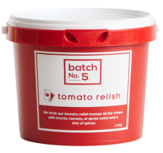 Batch No. 5 Tomato Relish