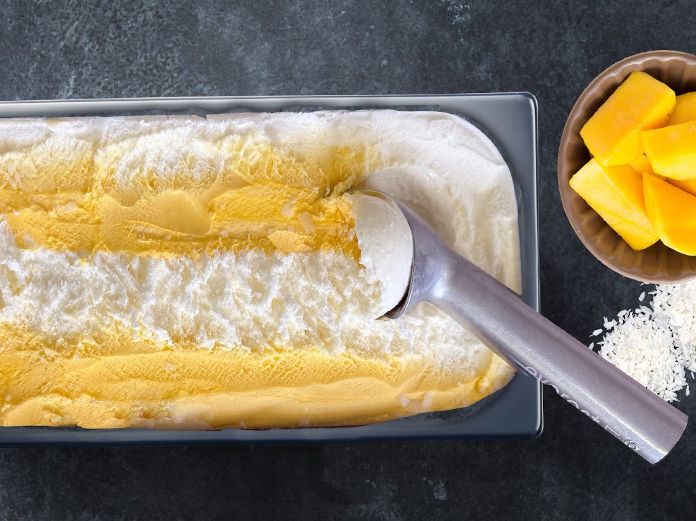 Ice Cream**Premium Mango Coconut Swirl 5L Everest (GF) (H)