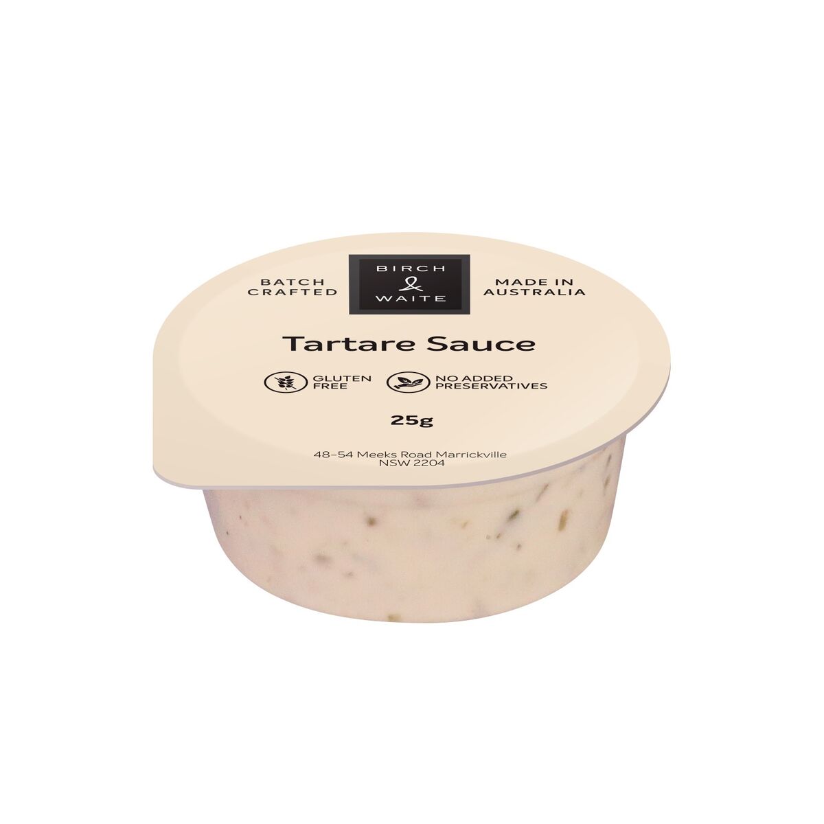 Sauce**Tartare 120x25gm Birch & Waite (GF) (H)