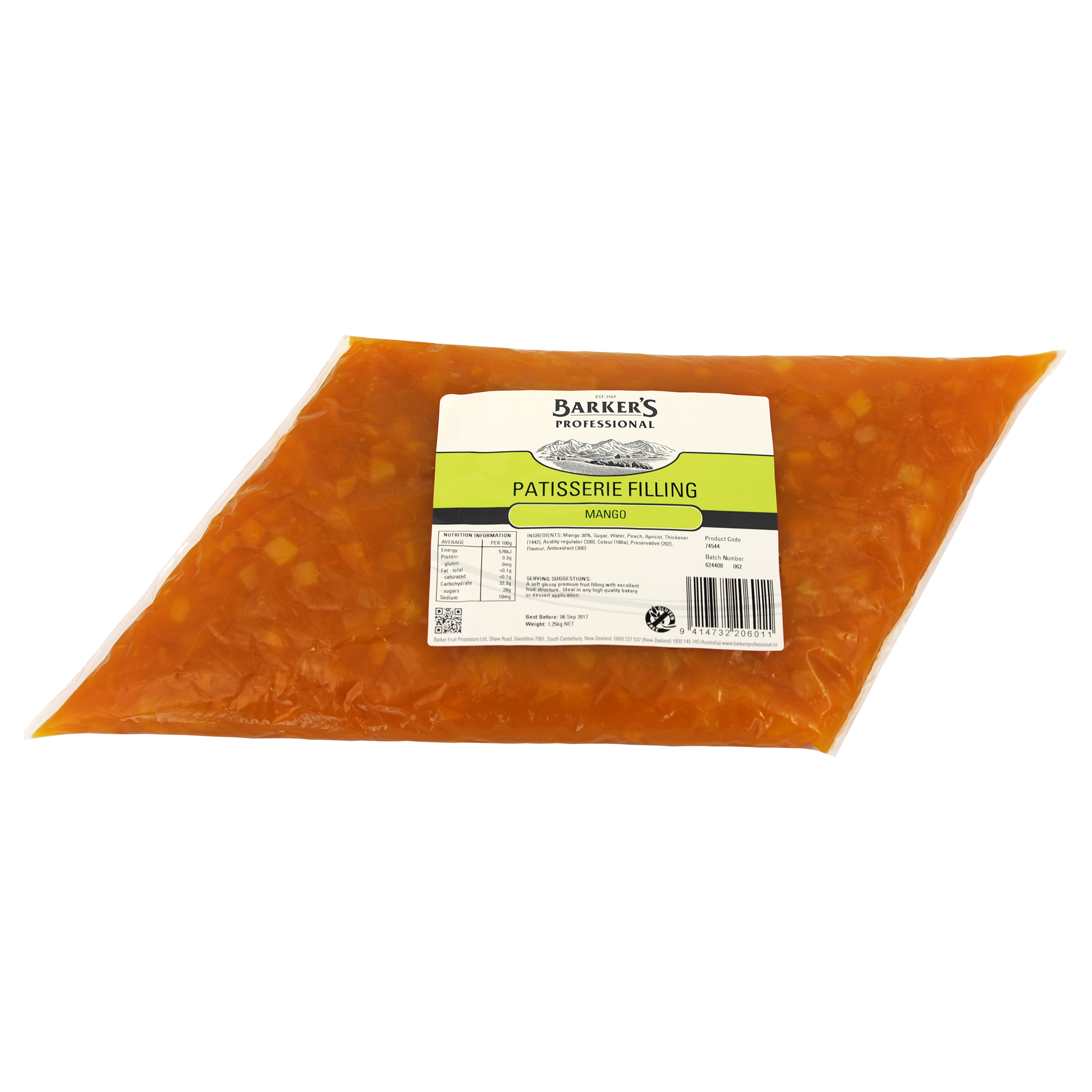 Barker's Professional Patisserie Filling Mango