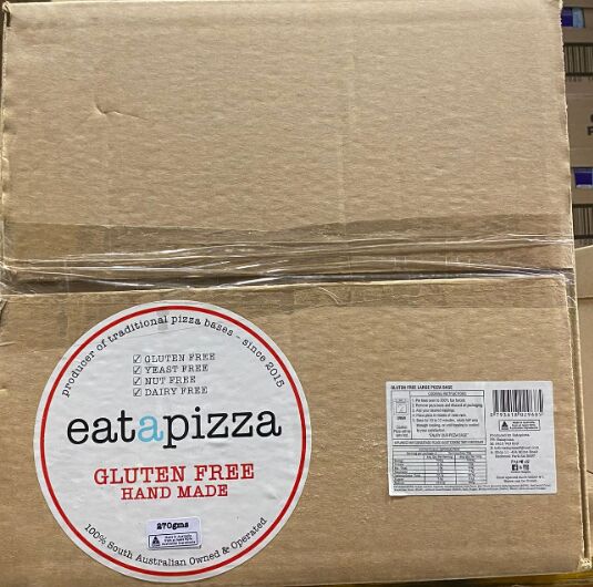 Pizza Base, 12″ Gluten Free EatAPizza 270gm FROZEN (20) (GF)