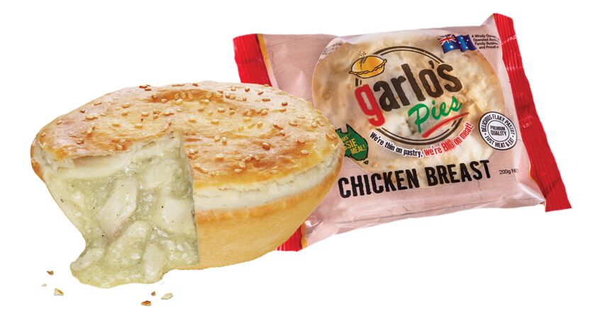 Pies, Chicken Breast 12x200g Garlo’s (H)